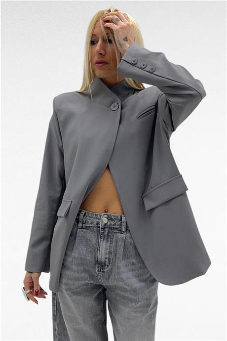 Blazer con collo coreano ICONA